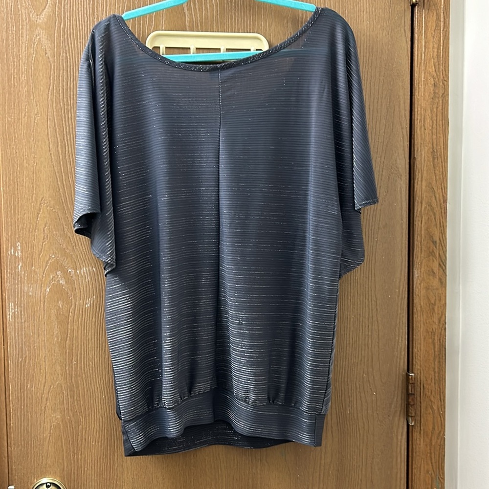 Silver/Grey Dressy Shirt - Picture 5 of 5
